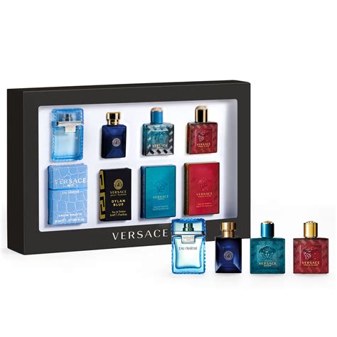 set versace cologne for men|Versace men's cologne sampler set.